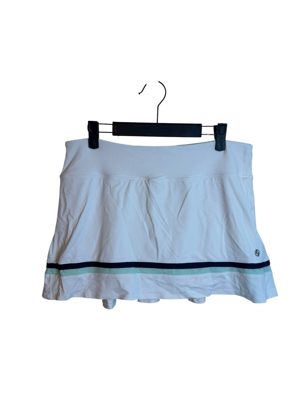 Lija 13” White Banded Arena Skort